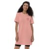 Organic cotton t-shirt dress - PEACE