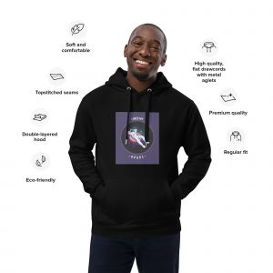 Premium eco hoodie „Space“