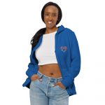 Unisex zip hoodie - LOVE & PEACE
