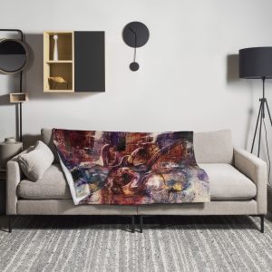 Throw/cuddle Blanket Oriental Colorful