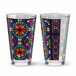 Shaker pint glass - Colors of SHIRAZ Green