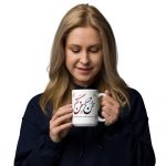 White glossy mug - Oriental Calligraphy Ganj