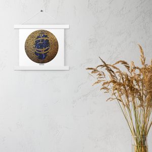 Poster with hangers - Oriental Gold