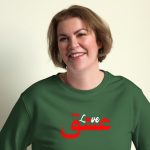 Unisex organic sweatshirt - LOVE BiLingual