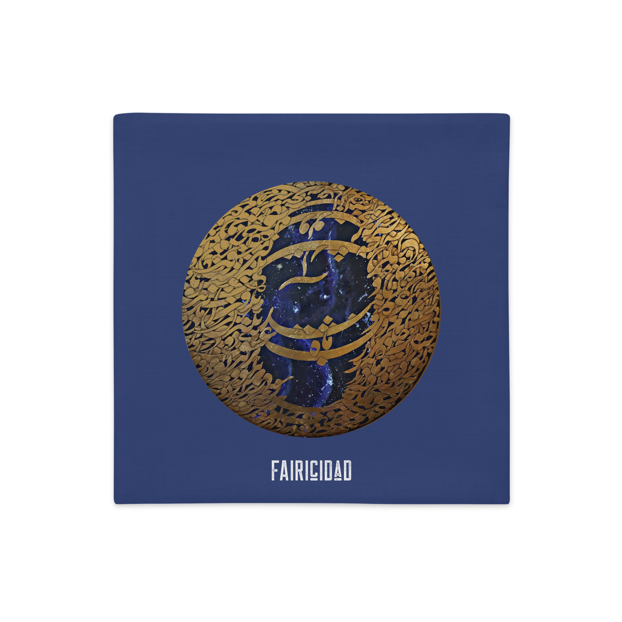 Premium Pillow Case - Oriental Calligraphy Gold Premium Pillow Case - Oriental Calligraphy Gold