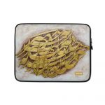 Laptop Sleeve - Oriental Calligraphy Oval