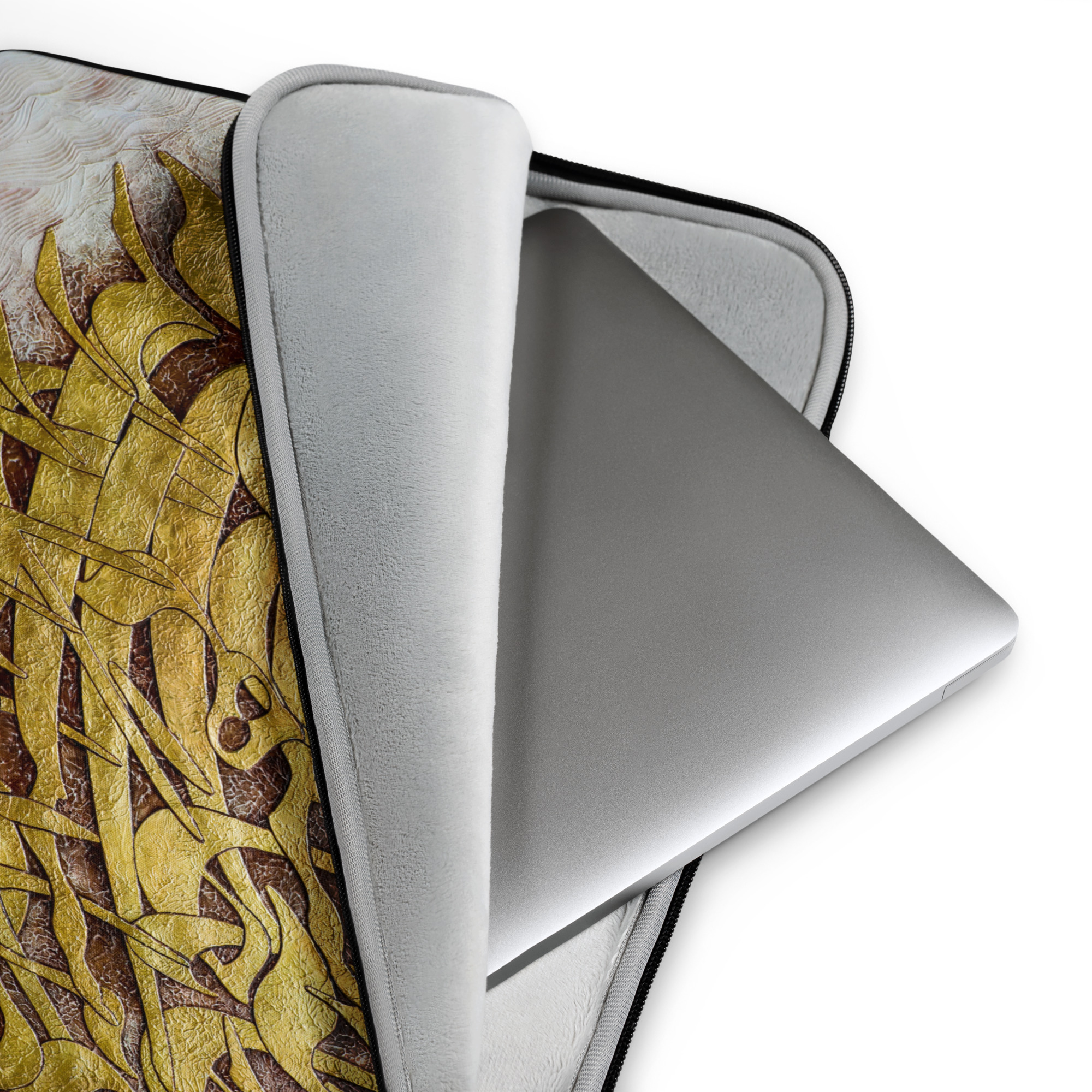 Laptop Sleeve - Oriental Calligraphy Oval Laptop Sleeve - Oriental Calligraphy Oval