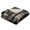 Sherpa blanket - Oriental calligraphy “H”
