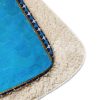 Sherpa blanket - Orient Tile blue